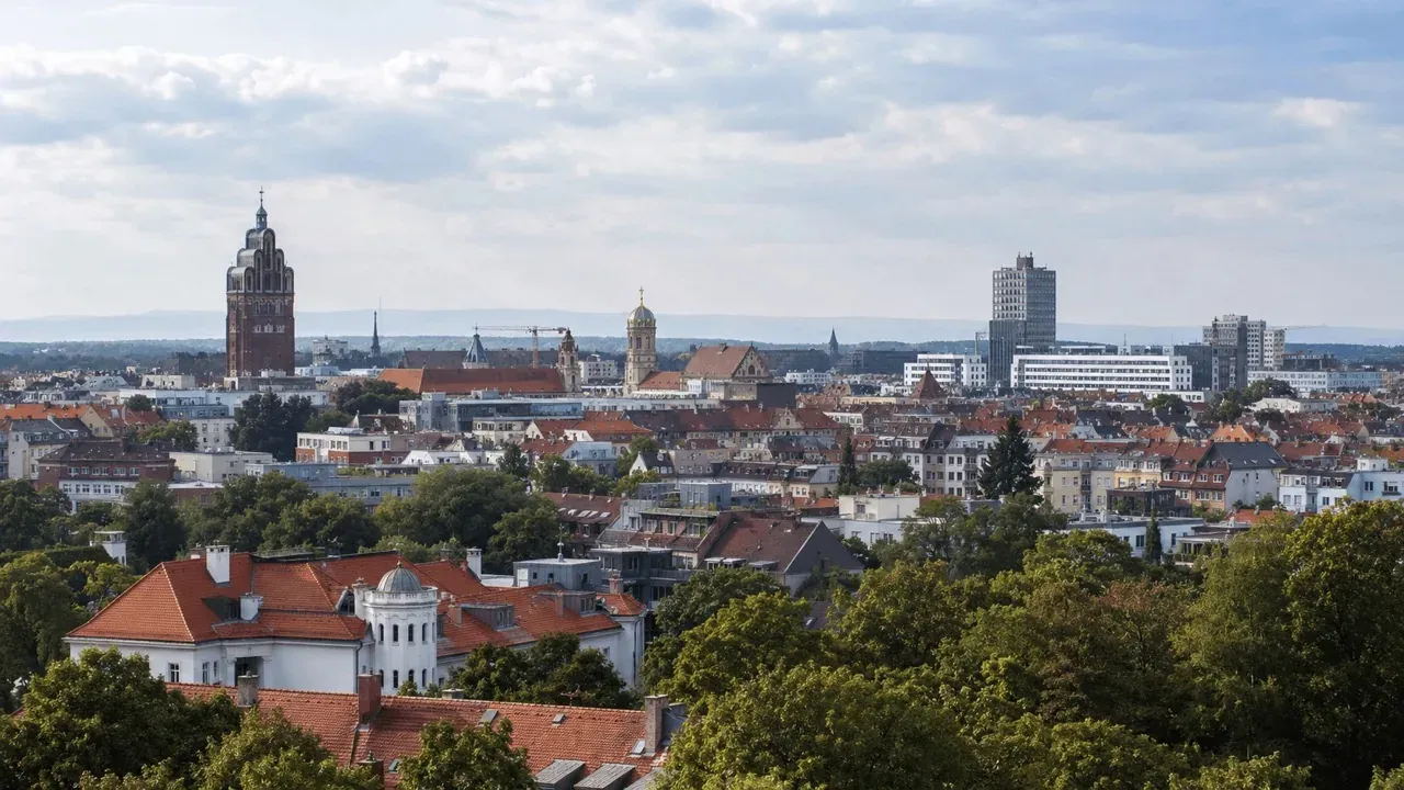 Stadtkulisse von Darmstadt