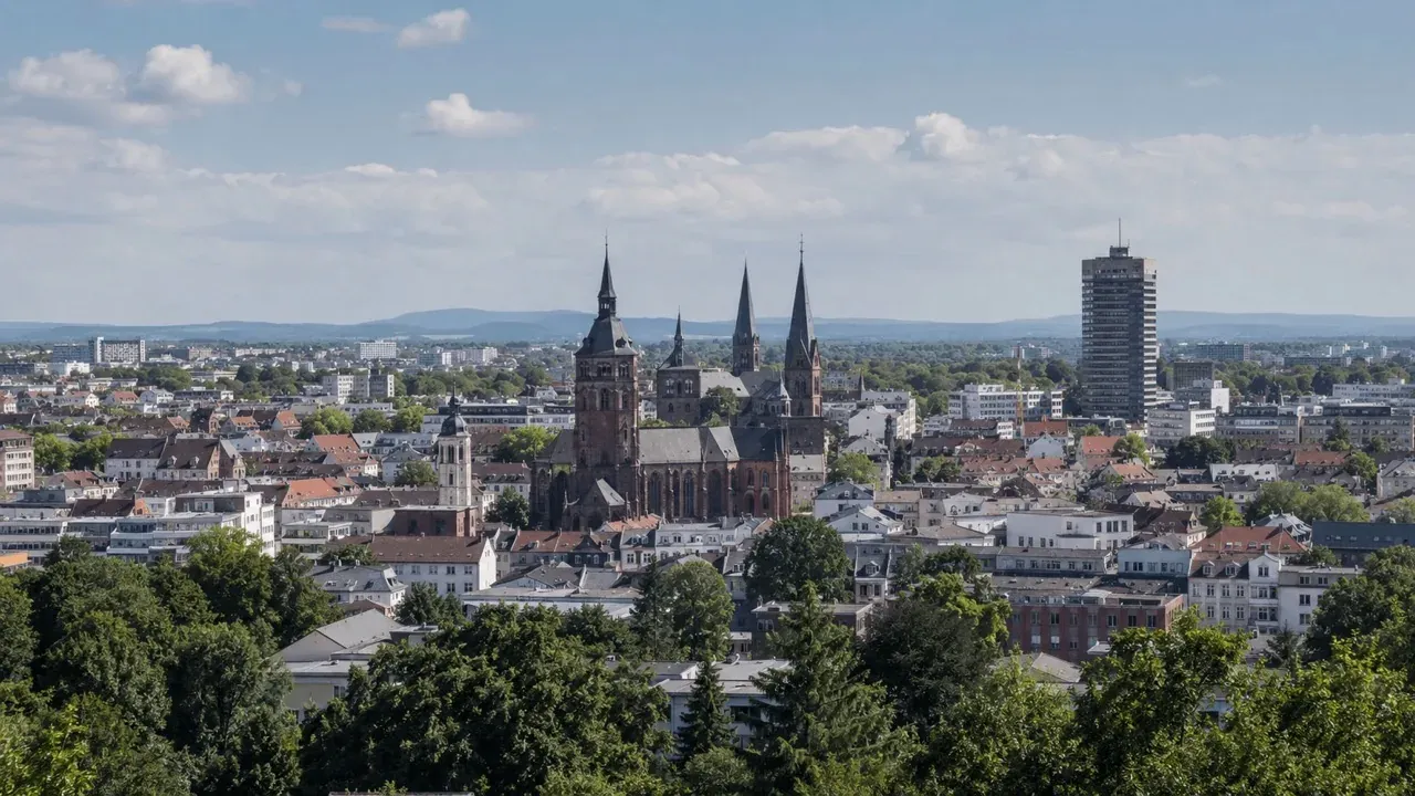 Stadtkulisse von Hanau
